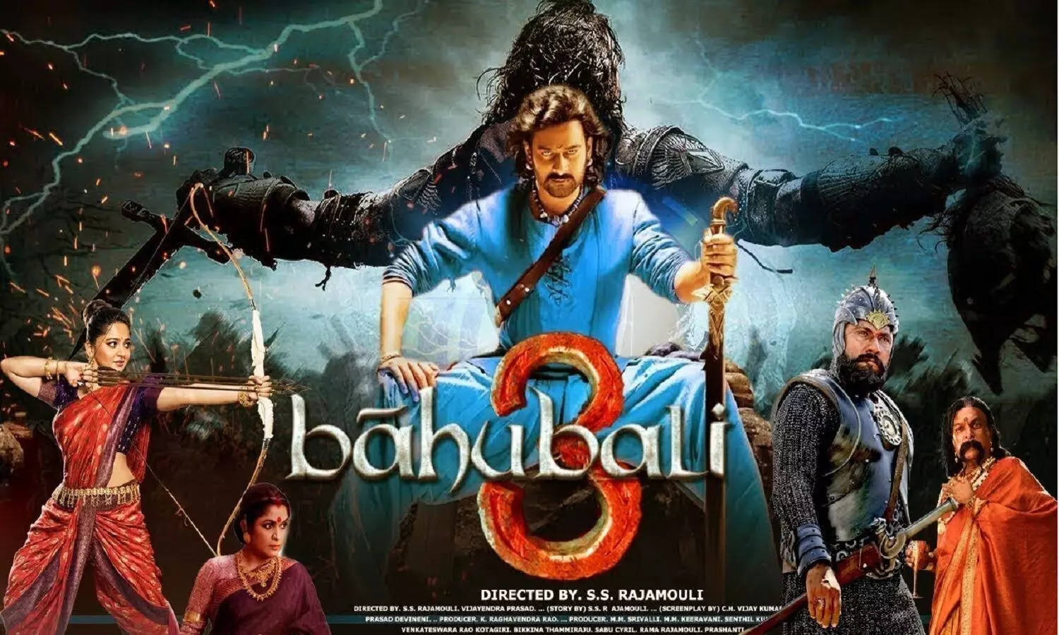 Bahubali 3 , Prabhas , By Rashmi bollygradstudioz.com