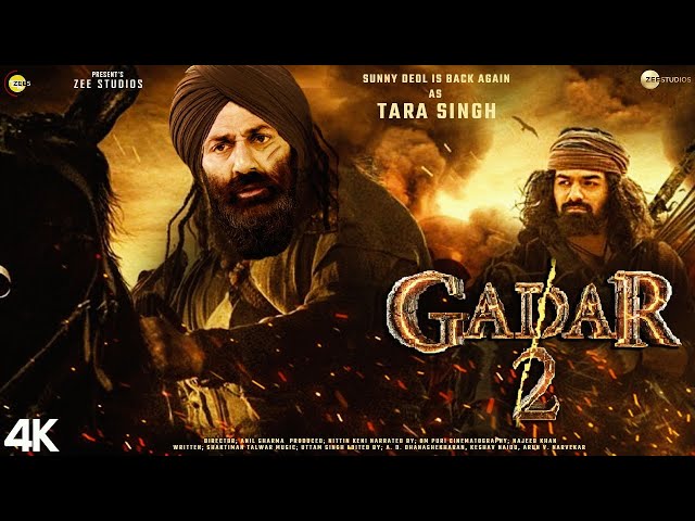 GADAR 2 , Sunny deol , by Kanishka Kumari bollygardstudioz.com