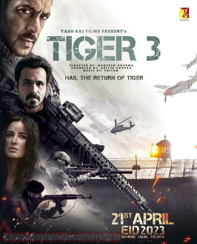 Tiger 3 , Salman ,coming on this eid 21st April 2023 by Yash Vashishtha bollygardstudioz.com